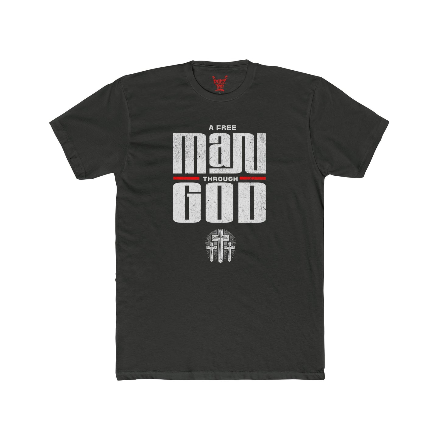 A Free Man Through God T-Shirt