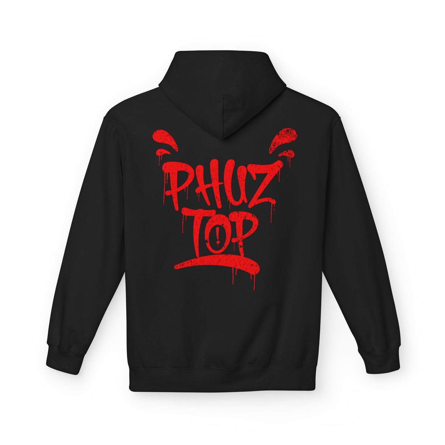 Toxic Vision Phuz Top Hoodie — Black
