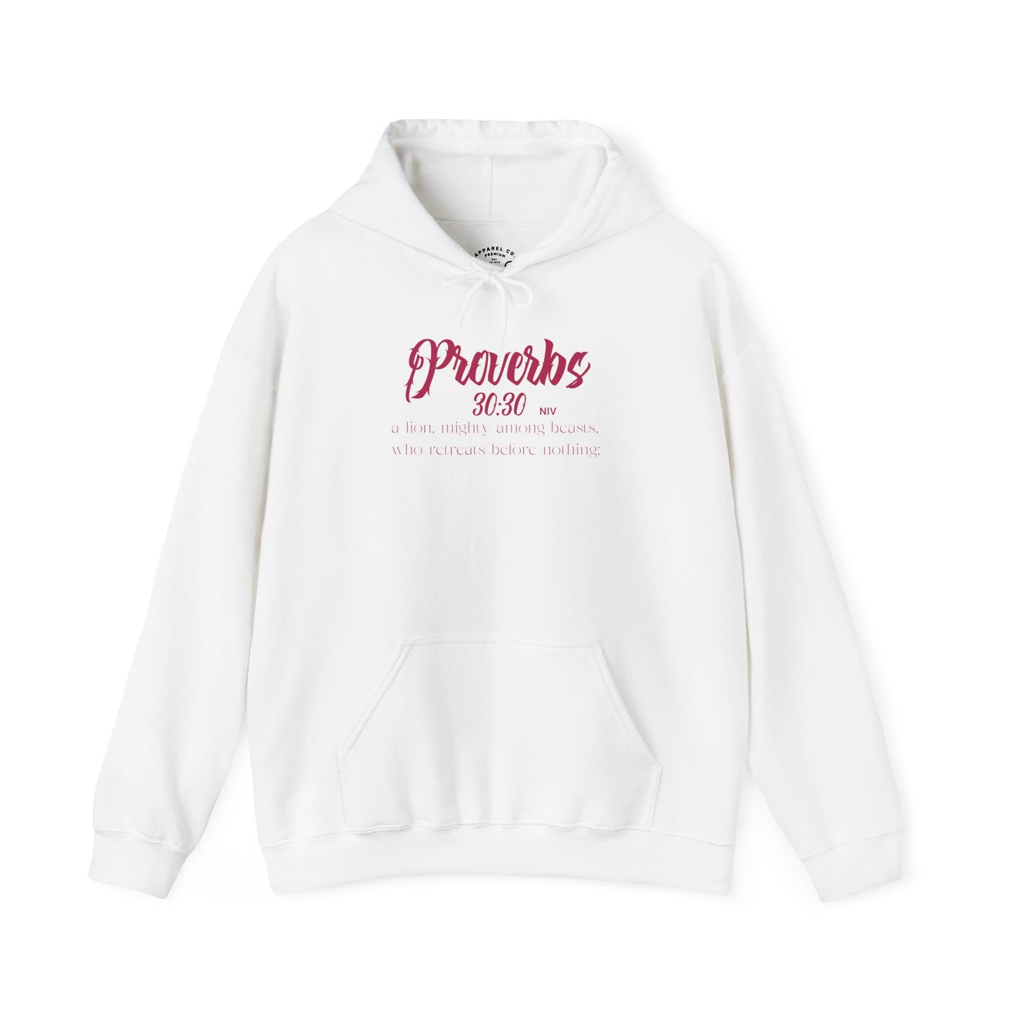 Phuz Top Apparel- Proverbs 30:30 Lion Hoodie